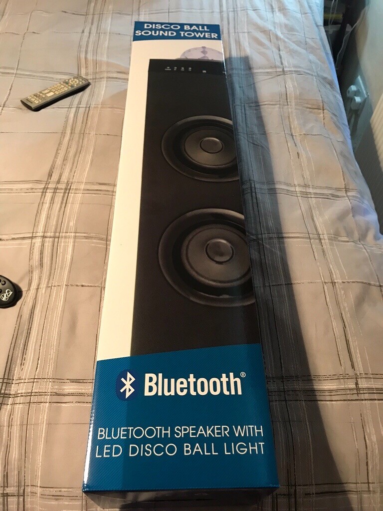 disco ball bluetooth sound tower